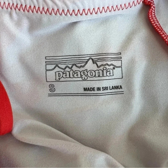 PATAGONIA SUNDOWN CORAL PINK SALLY DRESS EUCALYPTUS FRONDS Criss Cross Shelf Bra - Picture 12 of 14